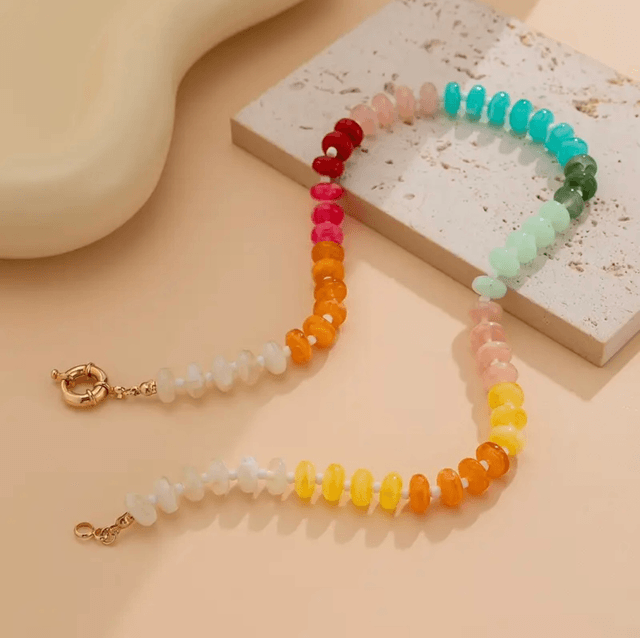 Summery beaded necklace