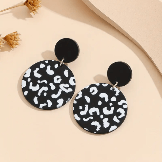 Leopard earrings