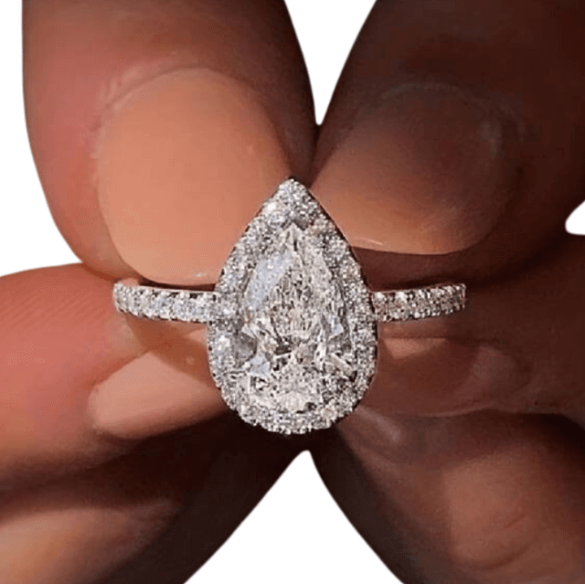 Teardrop ring