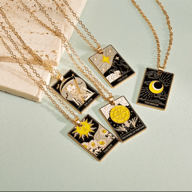 Tarot necklaces - vintage style