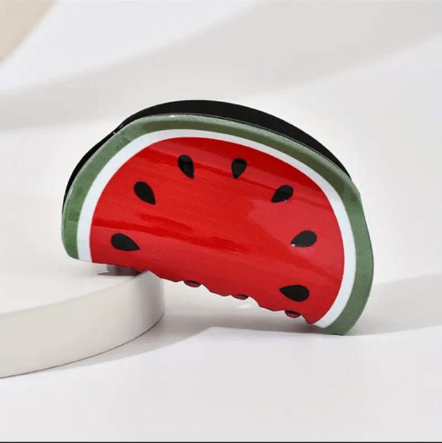 Watermelon hair clip