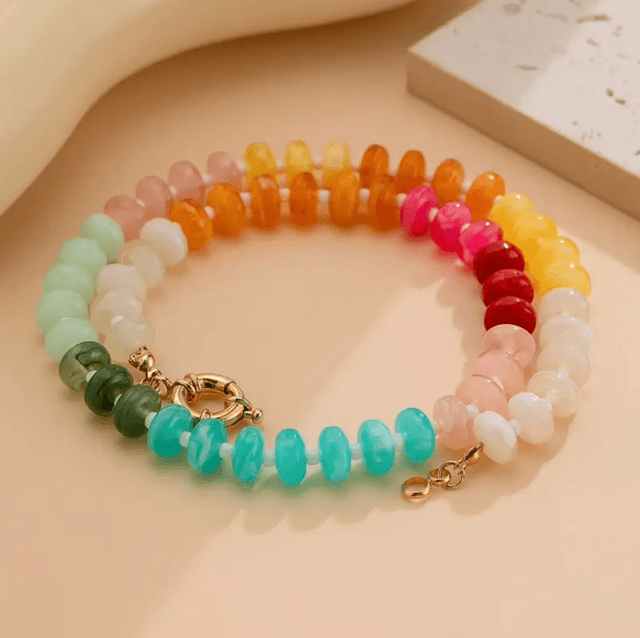 Summery beaded necklace