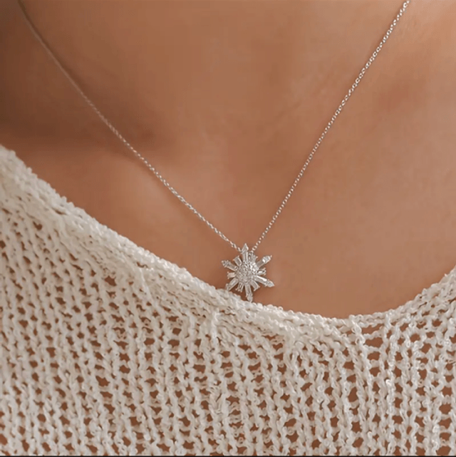 Snowflake necklace